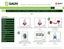 Tablet Screenshot of gaunsa.com